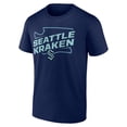 thumbnail image 2 of Men's Deep Sea Blue Seattle Kraken Hometown Collection Push Ahead T-Shirt, 2 of 4