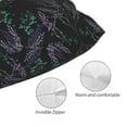 thumbnail image 3 of Fuzoiu Lavender Flowers Print Pillow Case with Hidden Zipper,Pillow Covers,Soft and Comfortable Pillowcase-14"x20", 3 of 6