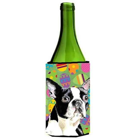 Boston Terrier Easter Eggtravaganza Wine Bottle Hugger - 24 oz.