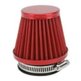 thumbnail image 3 of Air Filter Universal 50mm Heavy Calibre Air Induction Filter For Off Road Motorcycle ATV Quad Dirt Pit Bike Red, 3 of 5