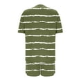 thumbnail image 5 of YUTK Women's Sleepwear Set Women's Casual Loose Printing Round Neck Short Sleeved Shorts Pajamas Suit Green L, 5 of 5