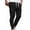 #Black, variant on DPTALR Men's Comfortable Solid Color Sports Casual Work Pants, Khaki Big and Tall Men XL