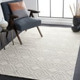 thumbnail image 2 of SAFAVIEH Marbella Iairos Diamond Area Rug, Ivory/Black, 8' x 10', 2 of 8