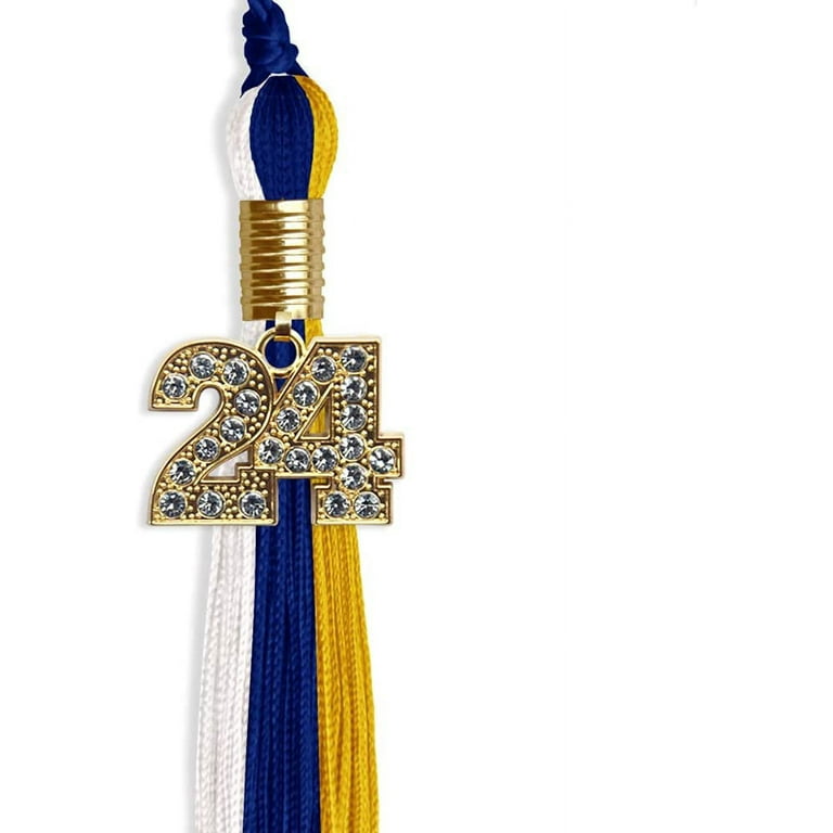 Silver Tassel Date Charm Year 2024 – Endea Graduation