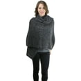 thumbnail image 4 of ToBeInStyle Women's Drape Ruana with Without Armholes, 4 of 5