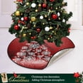 thumbnail image 6 of GZHJMY Christmas Santa Christmas Tree Mat, Round Christmas Tree Stand Mat Decoration for Holiday Party Home Christmas Day Ornaments Floor Door, 28.3", 6 of 6