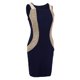 thumbnail image 1 of Vestido ajustado sin mangas Hugo de verano para mujer Azul L, 1 of 10