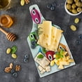 thumbnail image 5 of Educational Cutting Board, Geometric Shapes with Funny Faces Cartoon Nursery Soft Colors Artwork, Decorative Tempered Glass Cutting and Serving Board, in 3 Sizes, by Ambesonne, 5 of 5
