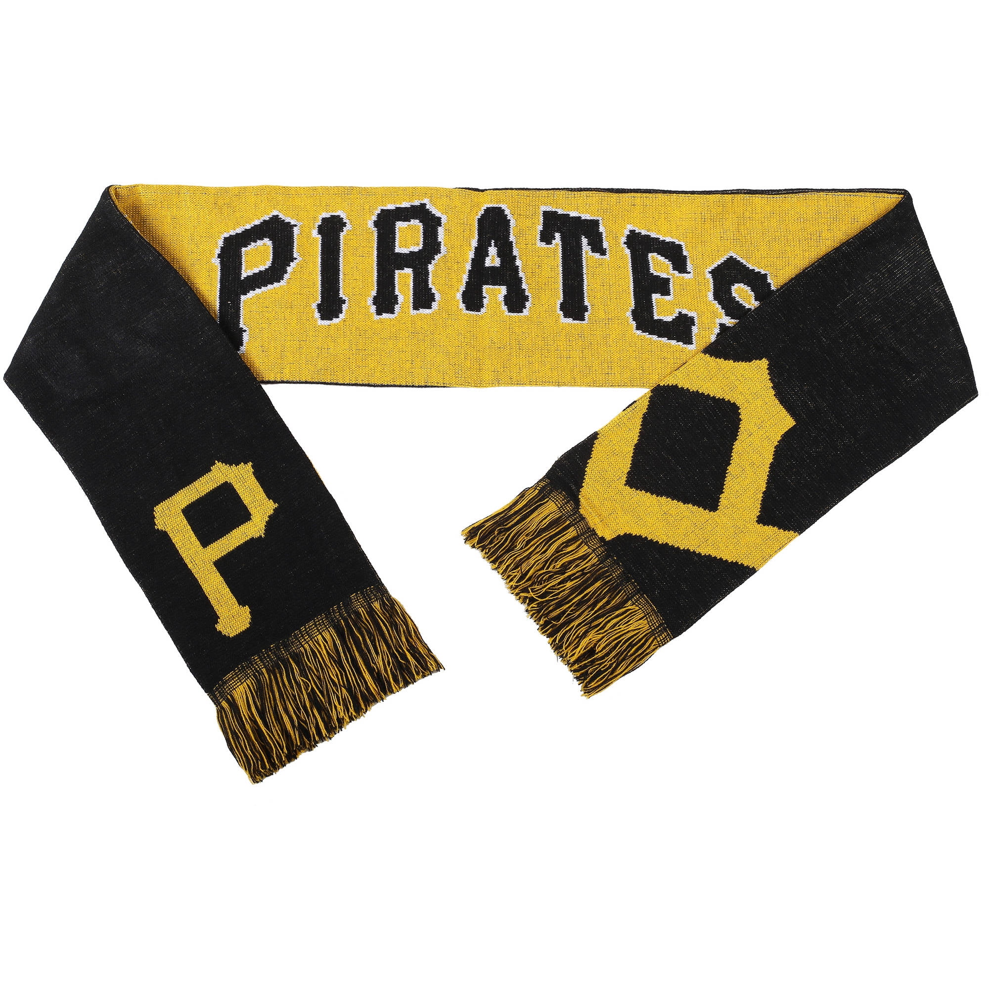 FOCO MLB Pittsburgh Pirates Reversible Split Logo Scarf 