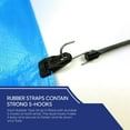 thumbnail image 6 of Tarps Now 41" EPDM Rubber Tarp Straps with Metal S Hooks for Scaffolding - Black (50Pcs), 6 of 9