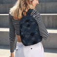 thumbnail image 7 of Casual Canvas Backpack Without Interlayer Large Capacity Stick Bag Design For Outdoor Shopping Office Outdoor Sports Argyle Plaid Darkslateblue_1 Small, 7 of 7