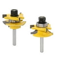 thumbnail image 4 of Maoww 2pcs 1/4 Shank high quality Raised Panel Cabinet Door Router Bit Set, 4 of 8