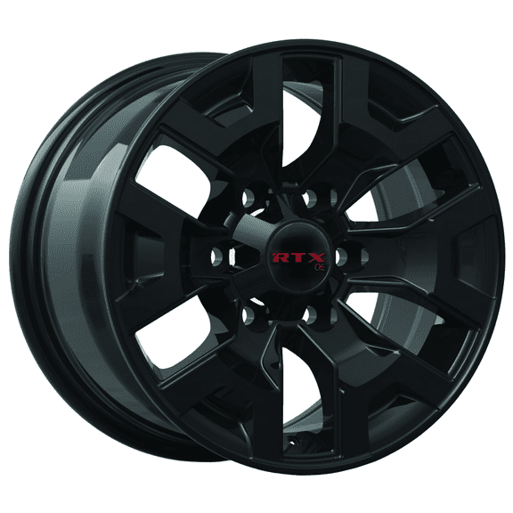 RTX TY-01 16x7 6x139.7 ET20 CB106.1 Satin Black Wheel
