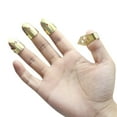 thumbnail image 4 of Guitar Finger Picks 6 Index Fingers + Adjustable Metal Banjo Fingerstyle Pick Finger Protector, 4 of 7