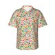 thumbnail image 1 of Balery Travel Camisas hawaianas de manga corta para hombre, camisas playeras de corte holgado, camisas de vacaciones con botones,Large, 1 of 7
