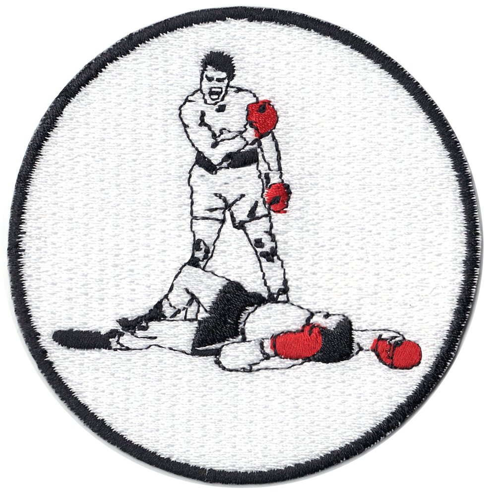 Boxing Legend Best Knockout Embroidered Iron On Patch