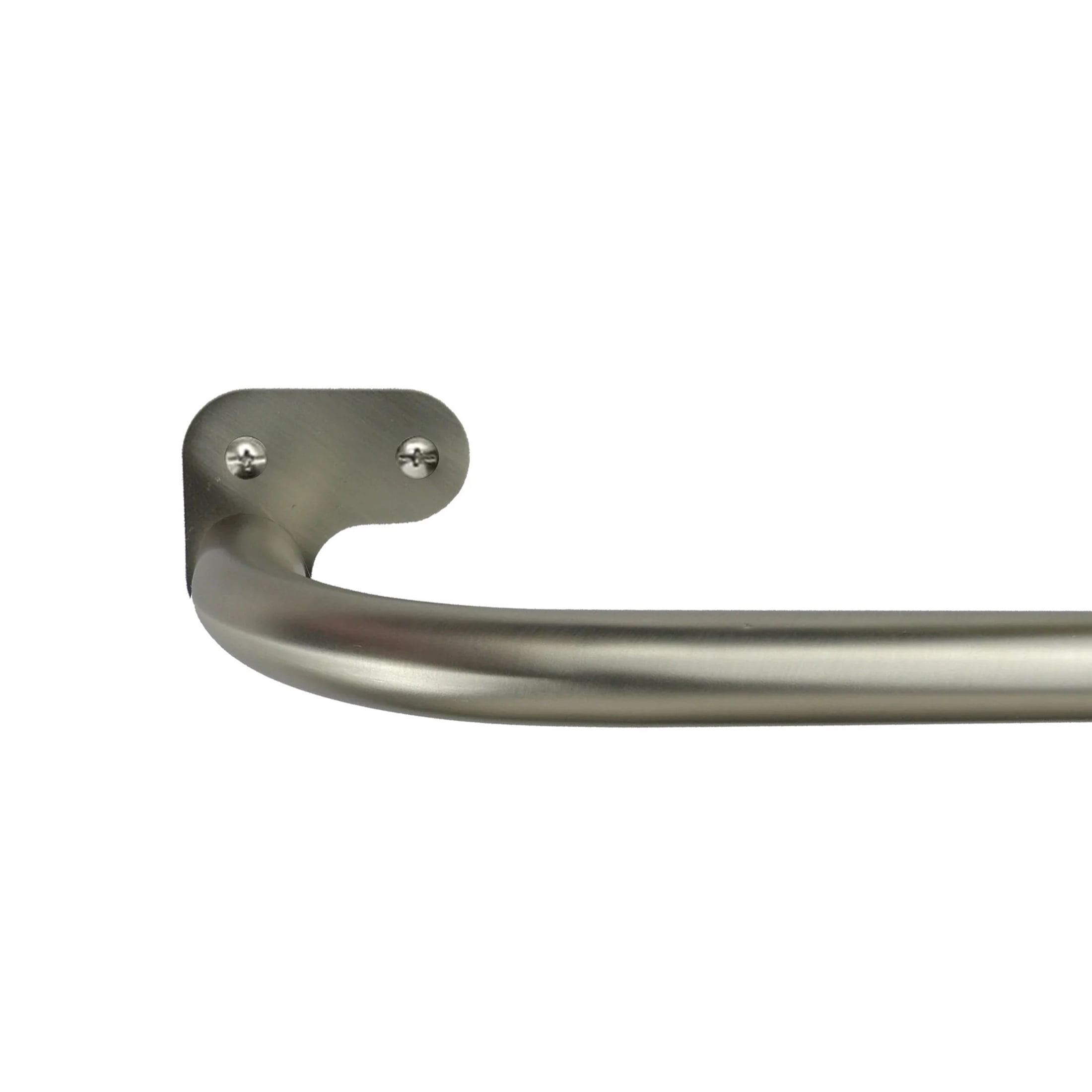 Mainstays 3/4" Brushed Nickel Room Darkening Adjustable Wrap Curtain Rod, 30-84"