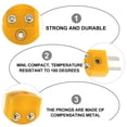 thumbnail image 4 of Miangastore 5 Sets Thermocouple Adapters Thermocouple Connector Male Female Adapters, 4 of 9