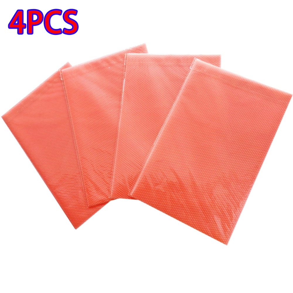 Skycarper 4PCS Refrigerator Mats, Refrigerator Pads, Shelf Mats, Washable Fridge Mats, Placemats