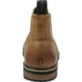 thumbnail image 4 of Men's Nunn Bush Otis Plain Toe Chelsea Boot Tan Chamois Leather 10 M, 4 of 6