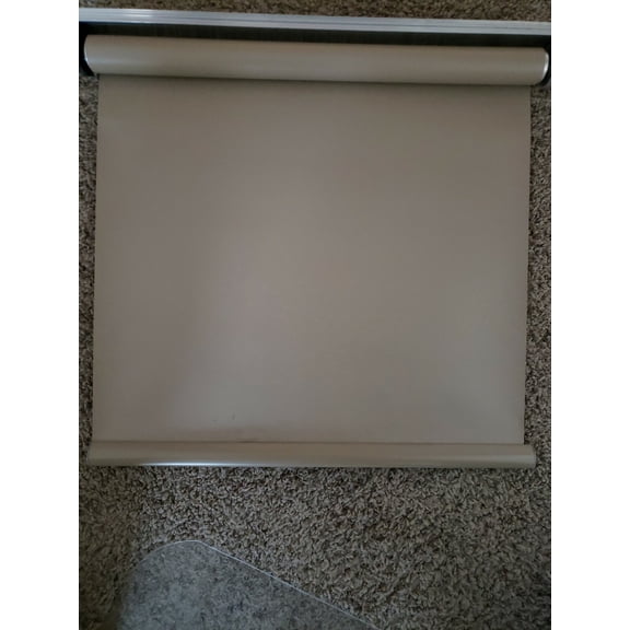 SLOW-RISE RV NIGHT SHADE WINDOW BLIND 20 ×24 " boucle mush/taupe CAMPER TRAILER