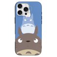 thumbnail image 1 of Funda de TPU de Mi vecino Totoro para iPhone 16 Pro Max: ultrafina, a prueba de golpes, antiamarilleo, resistente a arañazos, compatible con carga inalámbrica, agarre mejorado, estilo negro., 1 of 7