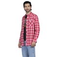 thumbnail image 2 of Camisa Vaquera Wrangler Hombre Western Fashion W10 rojo CH, 2 of 5