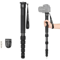 Koolehaoda 69-Inch Carbon Fiber Monopod for DSLR Cameras - 32mm Tube Unipod Stick, Lightweight Portable Travel, 33Lbs Payload Capacity