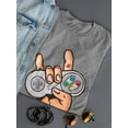 thumbnail image 3 of Cool Game Controller Design Tee Women's -Image by Shutterstock, 3 of 4