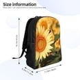 thumbnail image 4 of Disketp Golden Sunflower In Field Mochila Unisex de Apertura Lateral Completa, Mochila para Laptop para Escuela, Trabajo y Viajes, 4 of 8