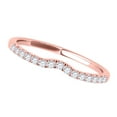 thumbnail image 2 of Aonejewelry 0.12 Ct. Engagement Wedding Band In 10K Solid Rose Gold, 2 of 4