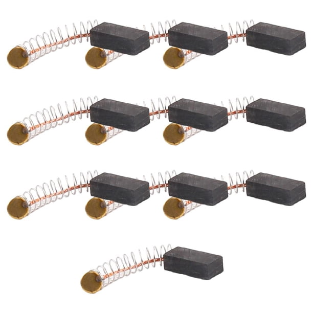 10 Piezas Cepillo Carbón Eléctrico Amoladora Angular Herramienta Eléctrica (6)