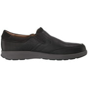 Angle View: Clarks Un Trail Step Black Leather