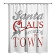 thumbnail image 2 of Creative Products Santa Claus is Coming to Town 71x74 Shower Curtain, 2 of 2
