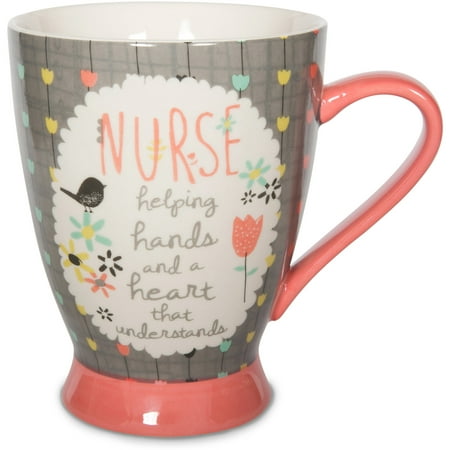Pavilion Gift Company 74038 Nurse Ceramic Mug, 16 oz., 5
