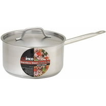 Winware by Winco Stainless Steel Sauce Pan with Cover 6 Quart
