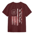 thumbnail image 4 of CAICJ98 Women's 250Th Anniversary Print Vintage T-Shirt 1776-2026 250Th Anniversary Patriotic Shirt for Women (Wine,L), 4 of 7