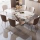 thumbnail image 2 of Dressing Coffee Hotel Luxury Poker Wall Modern Center Vanity Mesa Plegable Dinning Tables My Lux Decor Round, 2 of 10