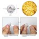 thumbnail image 2 of (Warm white)100pcs Balloon Lights,Long Standby Time Waterproof Twinkle Mini Light,Battery Powered,Round LED Ball Lamp for Balloon Paper Lantern Party, 2 of 5