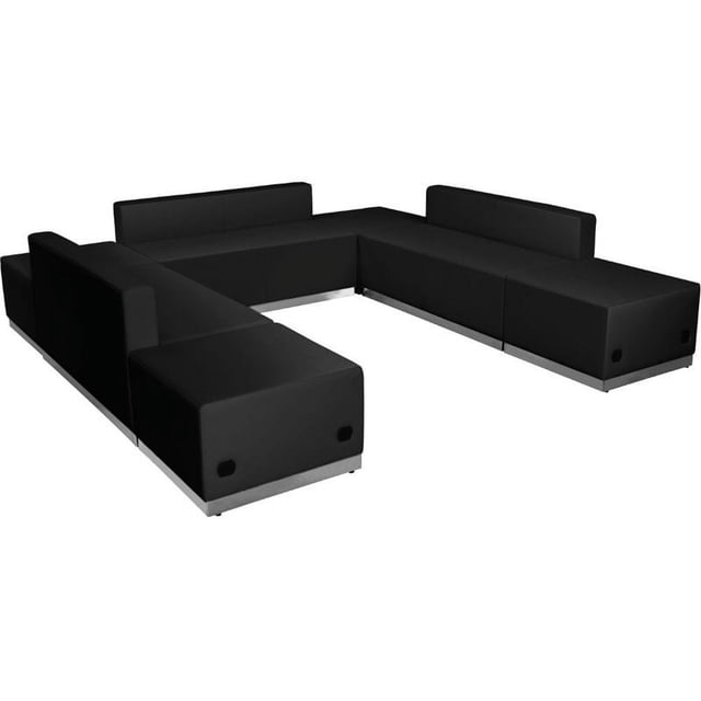 Flash Furniture Hercules Alon 7 Pièces Réception Sièges en Noir