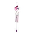 thumbnail image 1 of Campana de viento de Energía Solar Sunnimix mariposa Metal tubo Windchime Rosa, 1 of 8