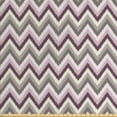 thumbnail image 1 of Muted Colors Fabric by the Yard, Aztec Inspired Pattern of Colorful Waves Zigzags, Decorative Upholstery Fabric for Chairs & Home Accents, Pale Rose Eggplant by Ambesonne, 1 of 4
