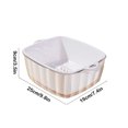 thumbnail image 3 of Cesta Organizadora de Cocina, Escurridor de Plástico Apto para Alimentos, Ahorra Espacio, Contenedor para Verduras, Utensilios, Resistente, Fácil de Limpiar, Multiusos., 3 of 6