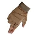 thumbnail image 1 of Guantes tácticos de medio dedo para hombre, guantes de escalada, resistentes a cortes, para fuerzas especiales, deportes, fitness, exteriores, guantes de motocicleta, 1 of 6