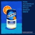 thumbnail image 3 of Blue Moon Non-Alcoholic Belgian White Craft, 6 Pack, 12 fl oz Aluminum Cans, 0.45% ABV, 3 of 6