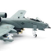 ARCADORA US Air Force A10 Thunderbolt II Warthog Model 1/100 Scale Alloy Plastic 16x17cm For Desk Showcase Decoration Plane Collectors