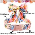 thumbnail image 2 of Cartoon Dog Collar with Bow Spring Summer Collar with Flower for Small Medium Large Boys Girls Dogs, 2 of 5