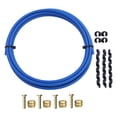 thumbnail image 3 of Bike Hydraulic Disc Brake Hose , Tube Pipe Housing Set, Compression, Bushing, Blue, 3 of 8