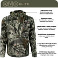 thumbnail image 4 of Paramount Outdoors EHG Elite Engineered Hunting Gear Teton 1/4 Zip 4 Pocket Camo Fleece Hunting Hoodie (Mossy Oak Treestand), 4 of 5