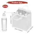 thumbnail image 3 of Bolsas Térmicas Aisladas para Llevar [20PCS] - Aislamiento Térmico a Granel para Alimentos, Uso en Comida Caliente y Fría, Entrega de Alimentos Congelados y Almacenamiento Fresco - [Blanco-9.4IN], 3 of 7